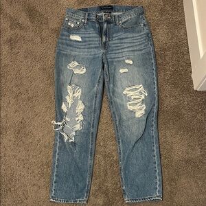 American Eagle Outfitters Ripped Light Blue Jeans